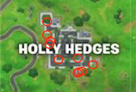 Fortnite Teddy Bears Locations Map: Where To Destroy Teddy Bears At Holly Hedges - GameSpot