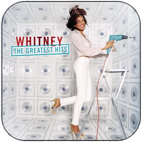 Whitney Houston Witney Houston The Greatest Hits Album Cover Sticker