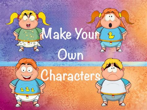 Make Your Own Characters Free Games | Activities | Puzzles | Online for kids | Preschool ...