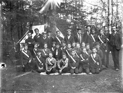 Boys Brigade at camp - City of Victoria Archives' Online Search