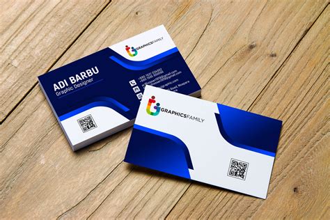 Professional business card design Free psd Download – GraphicsFamily