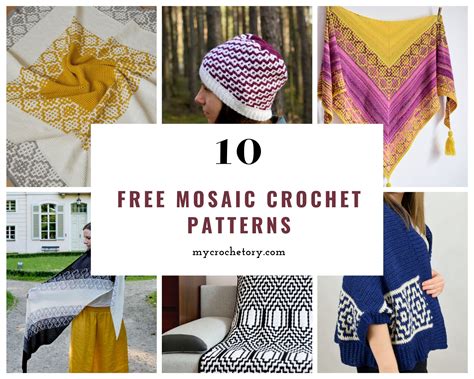 10 free mosaic crochet patterns - MyCrochetory