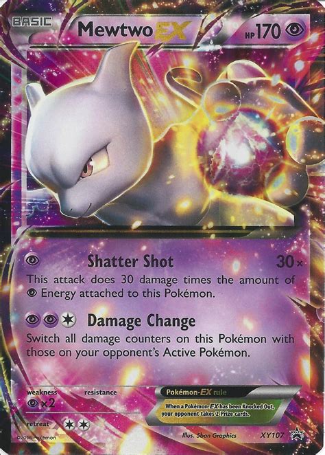 Pokemon - Mewtwo-EX (XY107) - XY Black Star Promos - Holo : Amazon.ca: Toys & Games