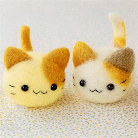 Needle Felting Diy, Needle Felting Projects, Needle Felted Animals, Wet ...