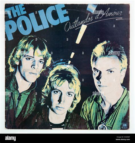 Cover of vinyl album Outlandos d'Amour by The Police, released 1978 on A&M Records Stock Photo ...