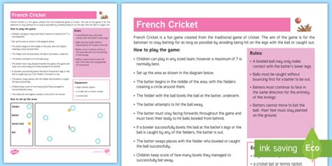 What is French Cricket | Rules of French Cricket | Twinkl PE