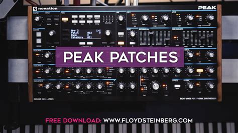 Custom Novation PEAK patches (no talking) - YouTube