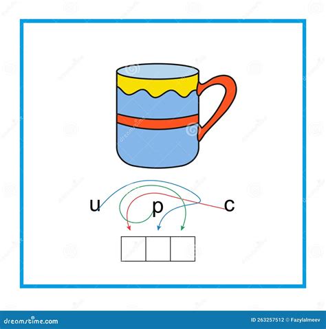 Puzzle Game. Cartoon Cup Vector. Vector Illustration for Kids Education ...