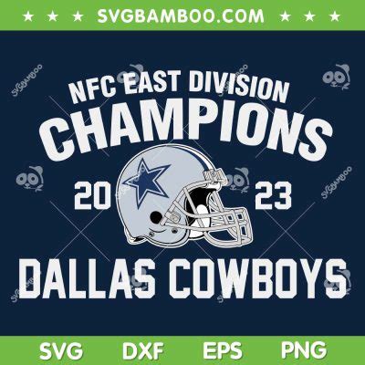 NFC East Champions 2023 SVG PNG