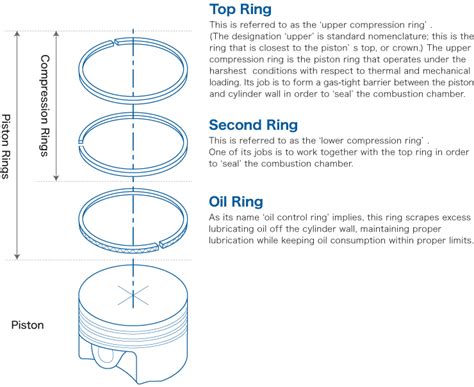 Piston Ring Museum | Piston Ring Function | Piston & Piston Ring ...