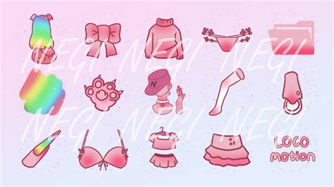 Free Cute Pink 26 Icons Pack for VRChat