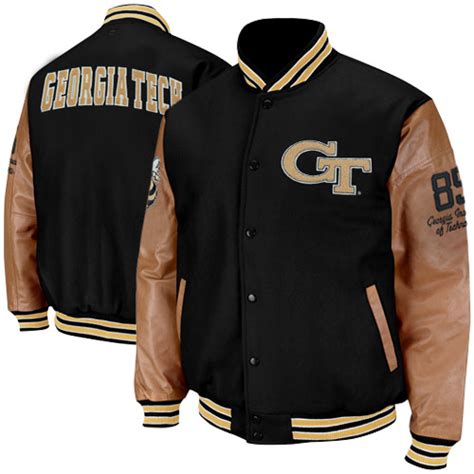 UPC 883720374497 Georgia Tech Yellow Jackets Varsity Letterman Jacket ...