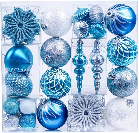 Valery Madelyn 70ct Winter Wishes Shatterproof Christmas Ball Ornaments ...