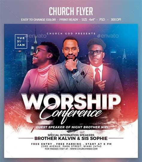 Church Flyer | Church graphic design, Church poster design, Church poster