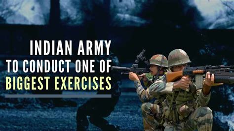 Indian Army To Conduct One Of Biggest Exercises - PGurus