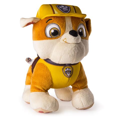 Spin Master - PAW Patrol PAW Patrol, Basic 10” Plush, Rubble