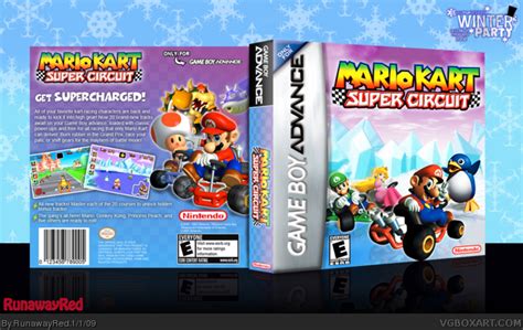 Super mario kart box art - limfaback