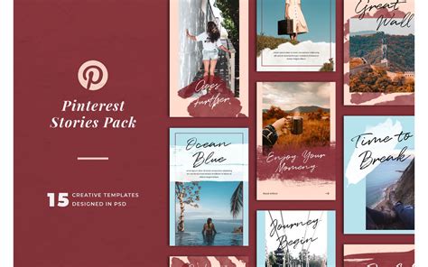 Pinterest Traveling Social Media Template