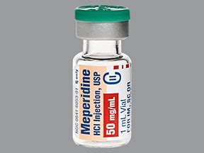 meperidine (PF) injection Drug information on Uses, Side Effects ...