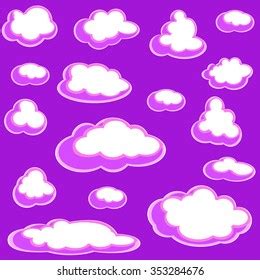 Pink Clouds Stock Illustration 353284676 | Shutterstock