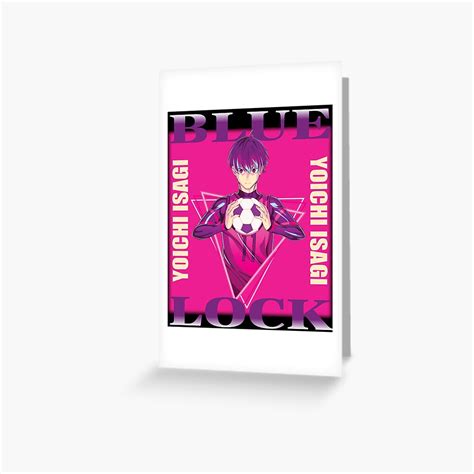 "Yoichi Isagi, Blue Lock Anime Blue Lock Manga Anime " Greeting Card for Sale by ZippedShawn ...
