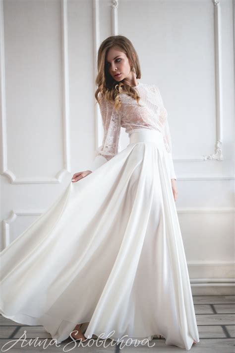 Two Piece Wedding Dress | Wedding Dresses & Evening Gowns by Anna Skoblikova