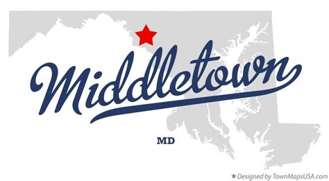 Map of Middletown, MD, Maryland