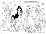 All The Princesses Coloring Pages sketch template
