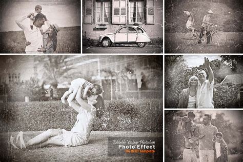 Editable Vintage Photoshop Effect Graphic by mristudio · Creative Fabrica