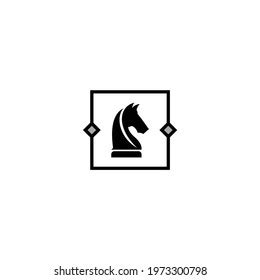 Checkmate Logo Creative Minimalist Vector Horse Stock Vector (Royalty ...