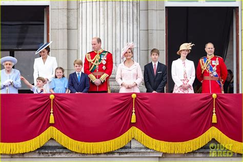 Kate Middleton, Prince William, & Their Three Kids Join Queen Elizabeth for Trooping the Colour ...