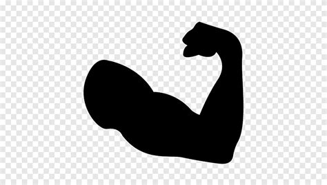 Arm silhouette illustration, Computer Icons Muscle Arm, strong, hand, people png | PNGEgg