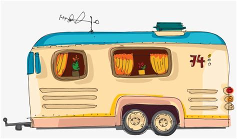 Camper Png - Caravan Cartoon Png Transparent PNG - 1632x904 - Free Download on NicePNG