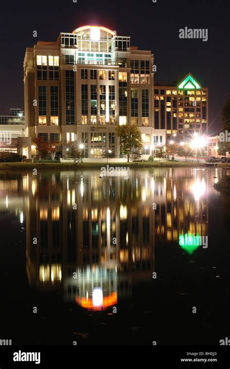 Huntsville, Al, Alabama, Downtown skyline, evening Stock Photo - Alamy