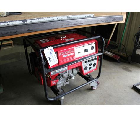 HONDA EB5000X GAS POWERED GENERATOR - Able Auctions