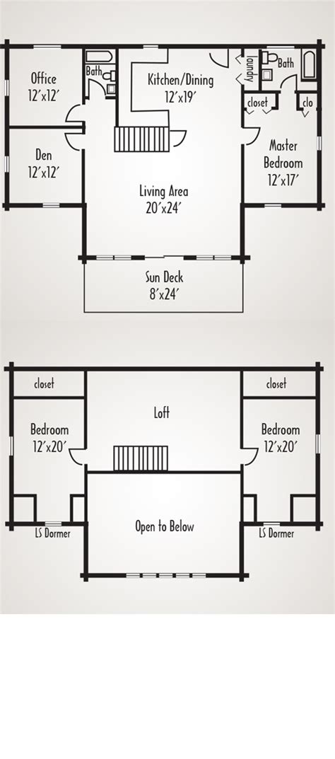 Linwood Log Virtual Home Plan by Coventry Log Homes, Inc.