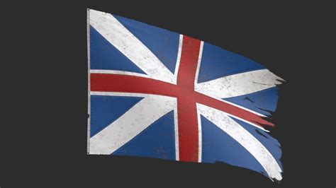 ArtStation - British Union Flag 1606-1801 | Game Assets