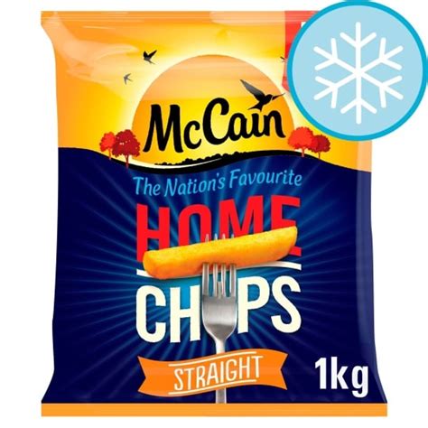 Mccain Home Chips Straight Cut 1Kg - Tesco Groceries