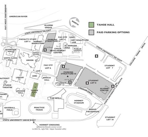 Sac State Campus Map - Printable Map