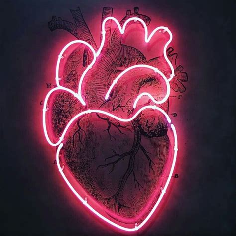 heart beat shared by Azra on We Heart It | Neon signs, Neon aesthetic, Neon glow