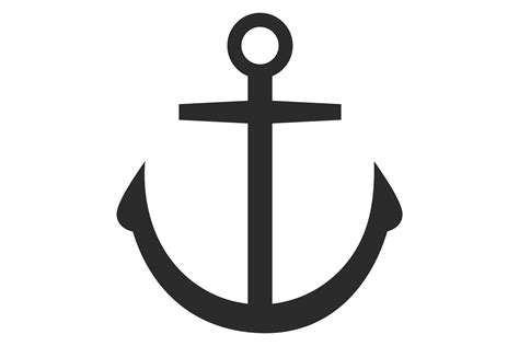 Anchor Icon. Navy Symbol. Boat Safety to Graphic by microvectorone ...