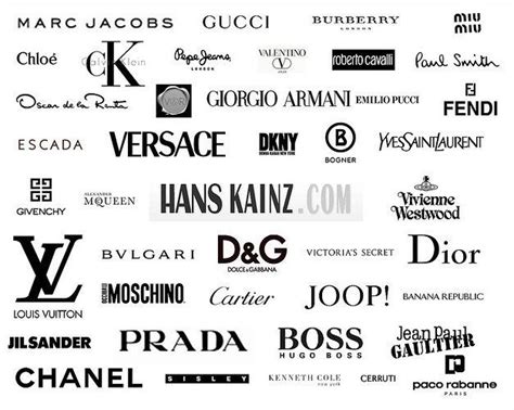 Example of logos out there | Clothing brand logos, High fashion ...