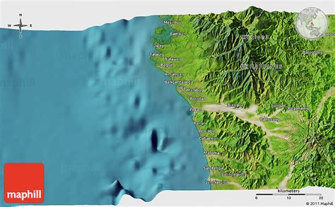 Satellite 3D Map of Botolan