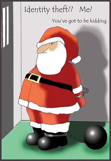 Funny Christmas card Santa in Prison | Christmas cards, Printable christmas cards, Funny ...