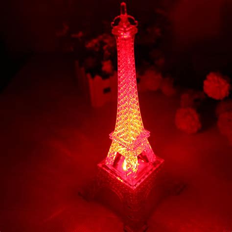 2019 Hot Fashion Eiffel Tower Night Light Decoration LED Lamp Desk Bedroom Lighting From ...