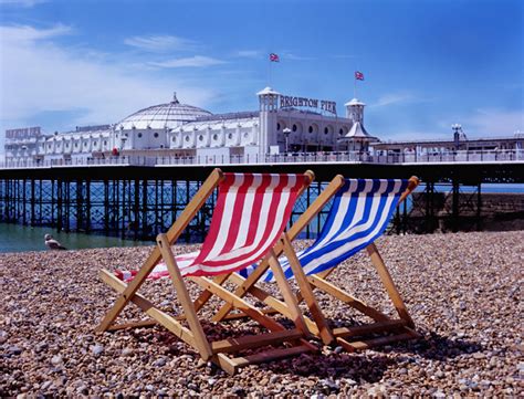 Brighton Pier & Deckchairs