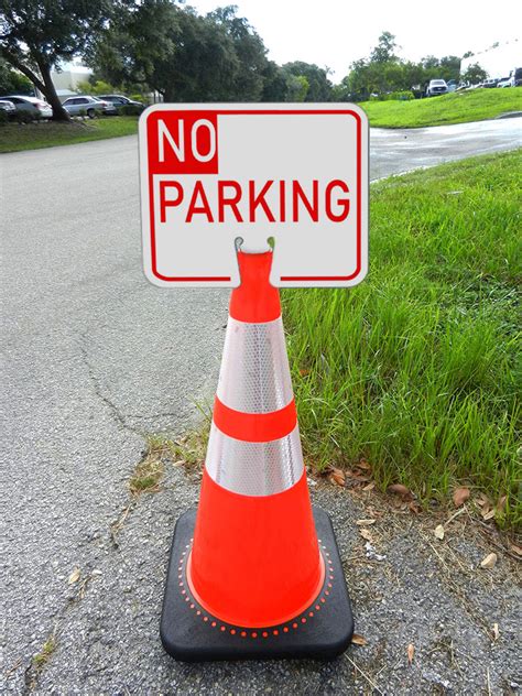 Traffic Cone Sign - VISITOR - Traffic Cones For Less