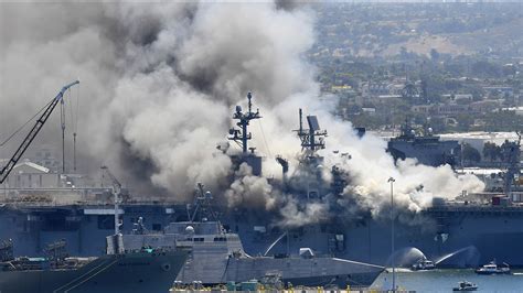 2020 Navy ship fire: Sailor charged in connection to blaze that ...