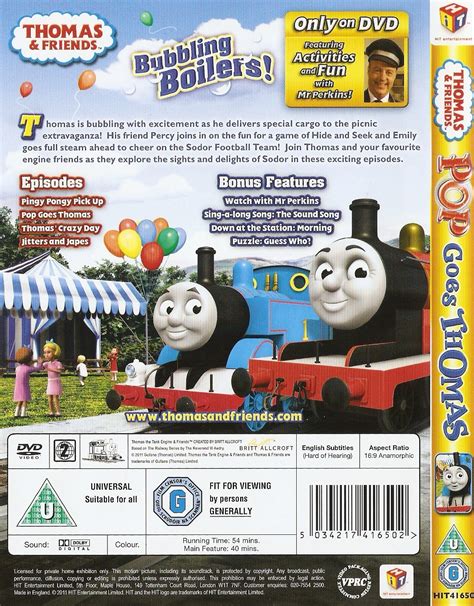 Image - PopGoesThomas(DVD)UKbackcoverandspine.jpg - Thomas the Tank Engine Wikia