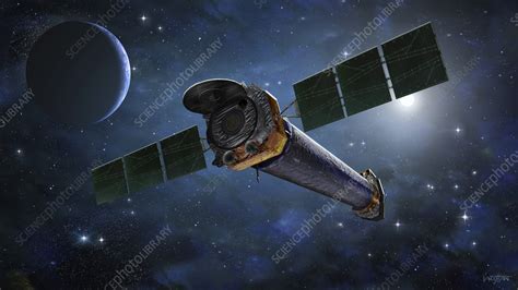 Chandra X-ray Observatory, illustration - Stock Image - F038/4548 ...